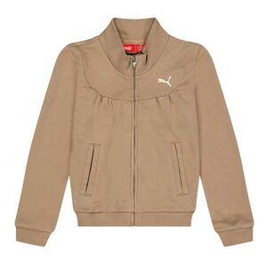 Puma Childrens/Kids Logo Sweat Jacket / Brown